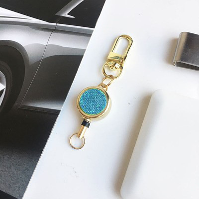 Liu Xiaoshu papelería Tarjeta de pecho superficie de cuero hebilla fácil de tirar Tarjeta de pecho hebilla telescópica cubierta de tarjeta cordón control de acceso enfermera permiso de trabajo formulación