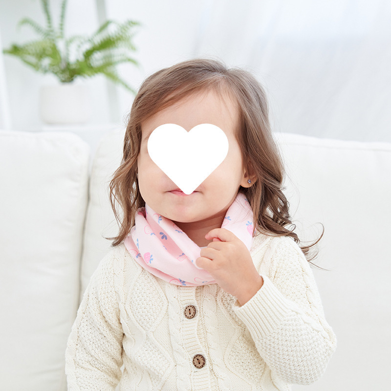 어린이용 스카프 가을 겨울 목 따뜻한  방풍 목 커버  고탄성 다목적 타월