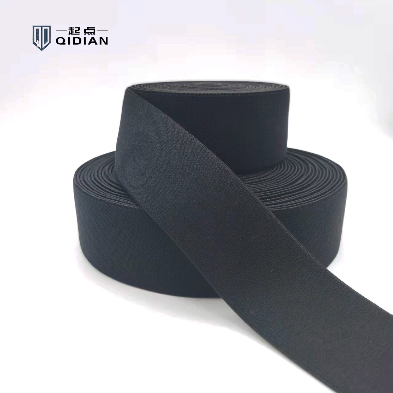 3.8cm仿尼龙松紧适用于裤腰，裙子，背带，滑雪服高弹性多用途