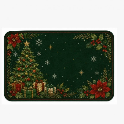 entrance, durable and stain-resistant, dust-proof, Avtomobil döşəmə paspasları - fy0707pans0629christmas-12-4060cm-crystal-velvet