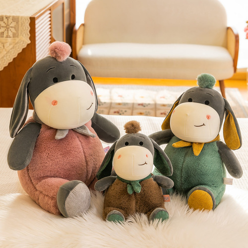 Cross-border creative taro little donkey plush toy forest animal cute cartoon doll machine spill cloth doll