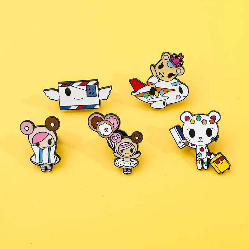 Cartoon badge, brooch, bag accessory
