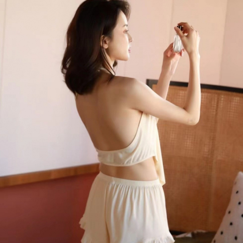 Camisole Modal Halter Nightdress for Women, Ultra-Sexy Pure Desire Style, New Fashionable Summer Homewear Set