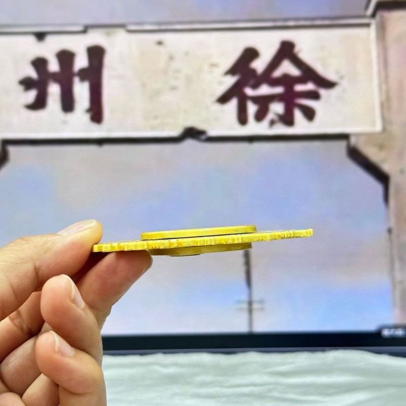 徐州三层旋转金属冰箱贴景点文创意国潮文创立体磁吸旅游纪念礼品|undefined