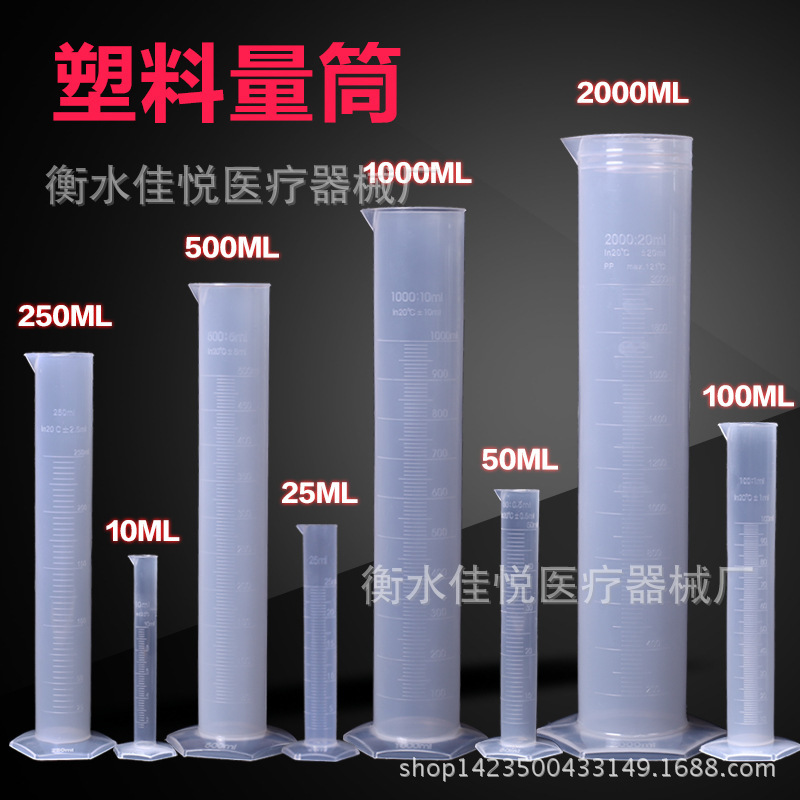 Plastic tape Graduation Graduate 10/25/50/100/250 kitchen Scale Cup Milliliter Graduate suit