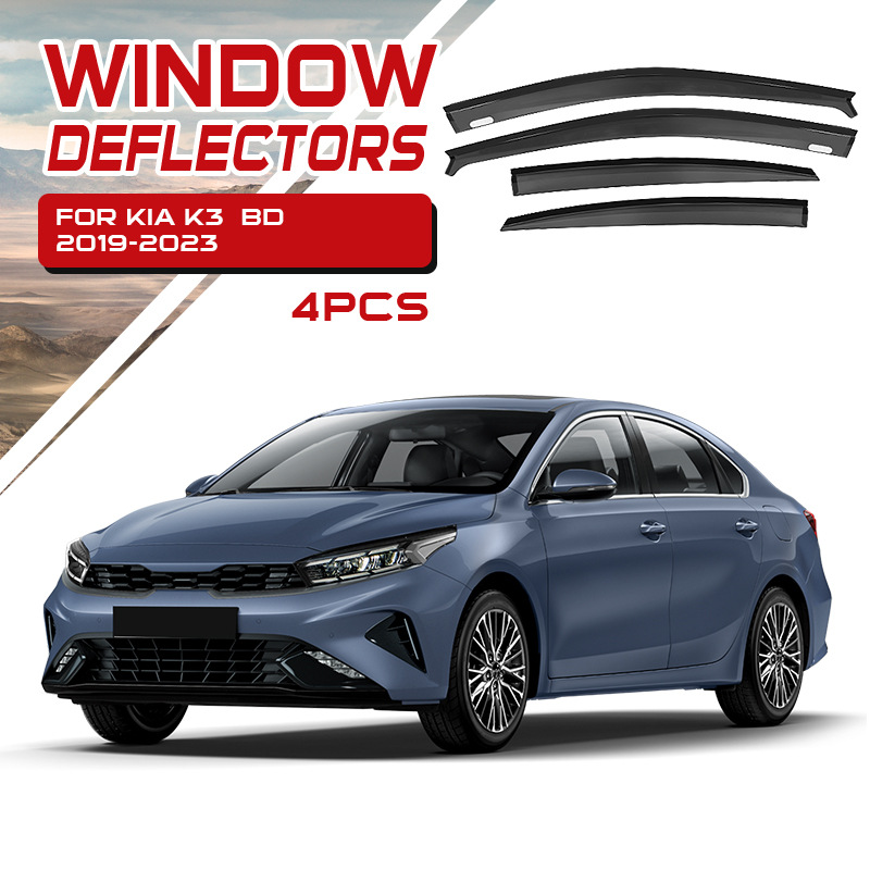 Aplicable Kia Sunny Bloqueador de lluvia ceja Kia k3 Forte Cerato Window Deflector image 8
