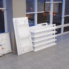 可折叠培训桌教育机构培训桌椅学生辅导补习班双人长条拼接会新品