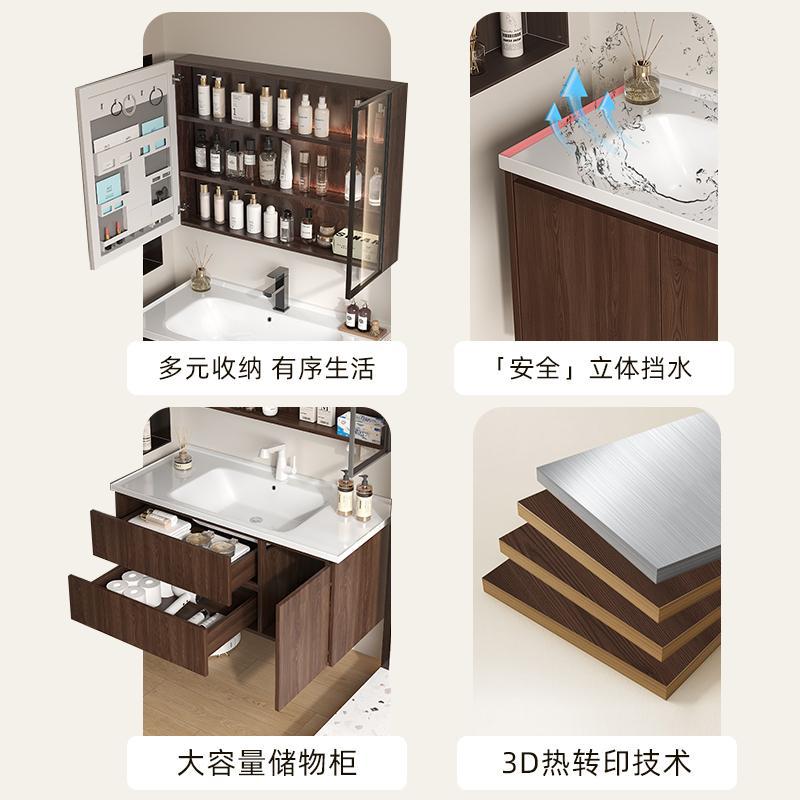 Cerámica medieval integral bañera gabinete de baño combinado lavabo gabinete lavabo lavabo lavabo