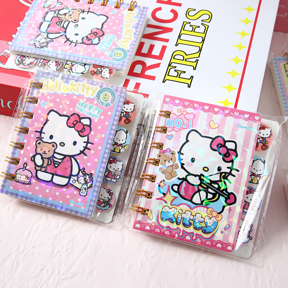 Nuevo gato 100K hermoso libro de bobina súper lindo lindo estrella Xingren estudiante bolsillo cuaderno de mano cuaderno de notas