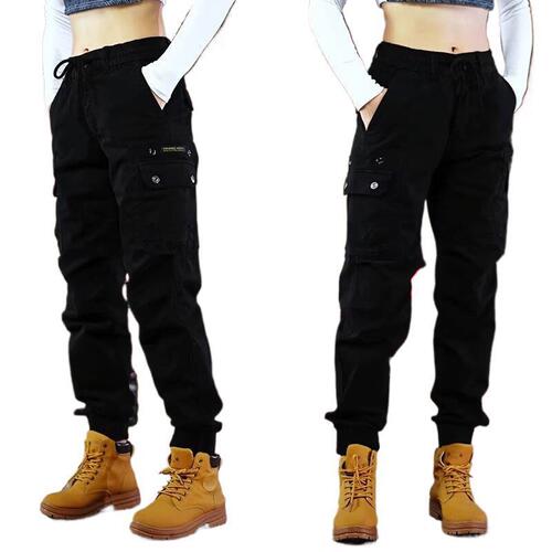 American Retro Work Pants Men's Trendy Versatile Loose Casual Pants for Men and Women New Wear-resistant Cool Ankle-length Multi-pocket Pants
