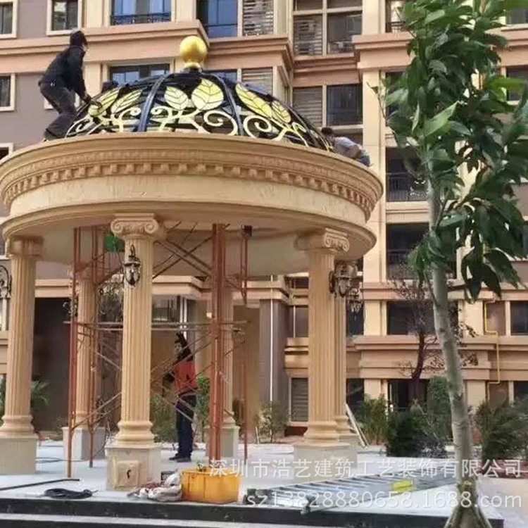 家装建材浩艺罗马柱 直销可定 制水泥构件 玻璃钢制品厂家批发