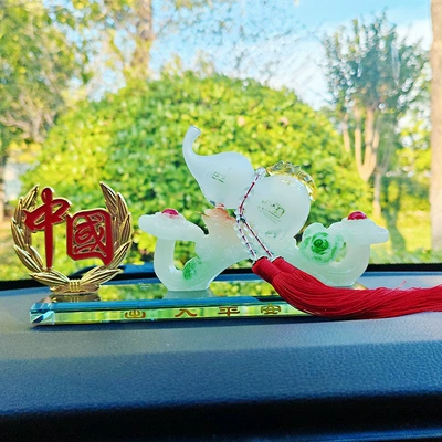 Car Perfume Holder Ruyi Car ornaments - 19cm-safe-bottom-white-gourd-alloy-china