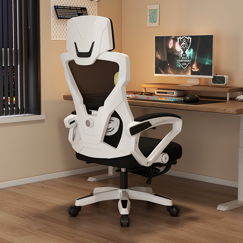 Juego de computadora en casa asiento competitivo engrosado silla giratoria elástica e-sports silla de oficina 4D soporte lumbar reclinable 2802