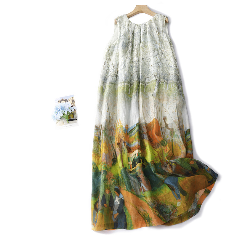 Summer elegant sophisticated dress sleevless