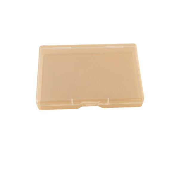 Rectangular transparent plastic crayons