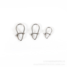 水滴别针路亚不锈钢别针加强葫芦型别针批发渔具小配件袋装
