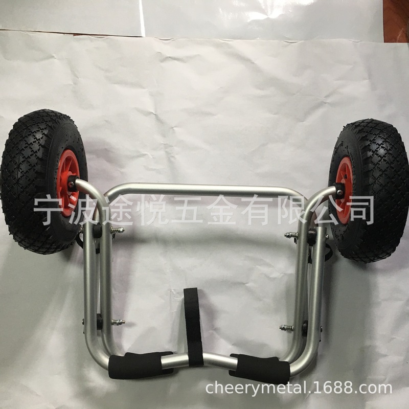 メーカー供給折りたたみ 10inch インフレータブルホイールアルミカヤックトレーラーカヤックトレーラーフレームビーチトレーラー|undefined