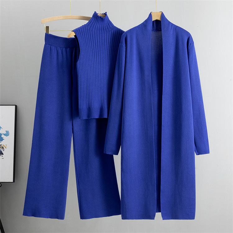 Damen Strick Set Dreiteilig Europäische Sommermode Für Damen_voghion.com