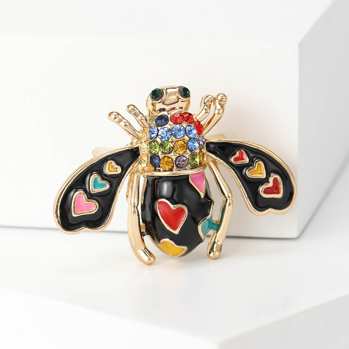11g Weight Brooches Classification Holiday, Banquet Occasion Alloy Material Insect Pattern All Seasons Season Women's Gender Enamel Design Casual, Cute Style Casual Cute Pin Insect Alloy Enamel Women's Brooches 4