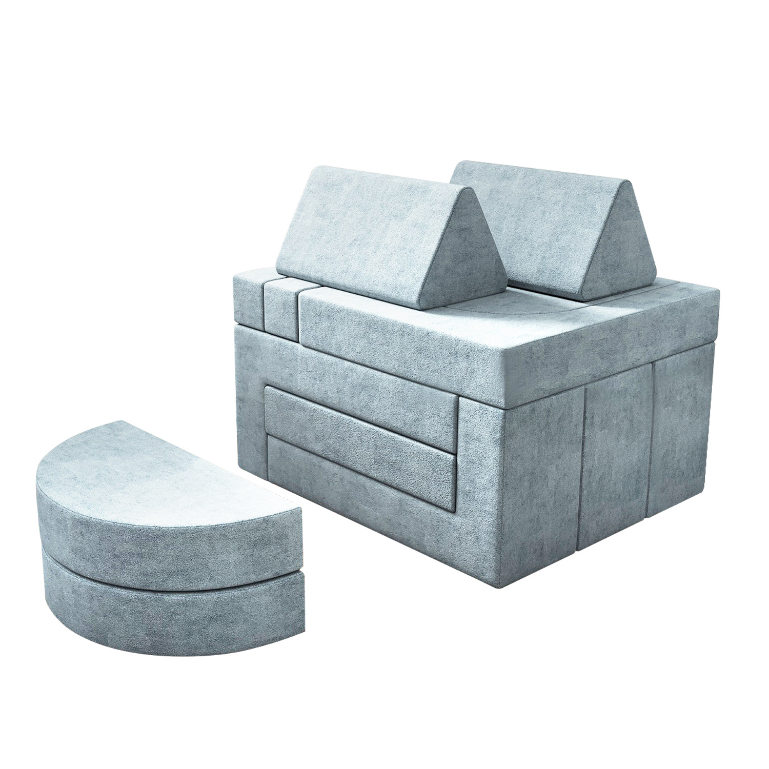 Nuevo sofá plegable transfronterizo, almohadilla plegable multifuncional, sofá infantil, espacio pequeño, sofá flexible