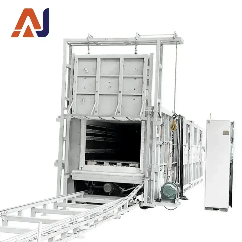 Сверхбольшая промышленная электрическая печь, высокотемпературная прецизионная энергосберегающая печь на тележке, высокотемпературная муфельная печь можно использовать в течение длительного времени, не останавливая печь.