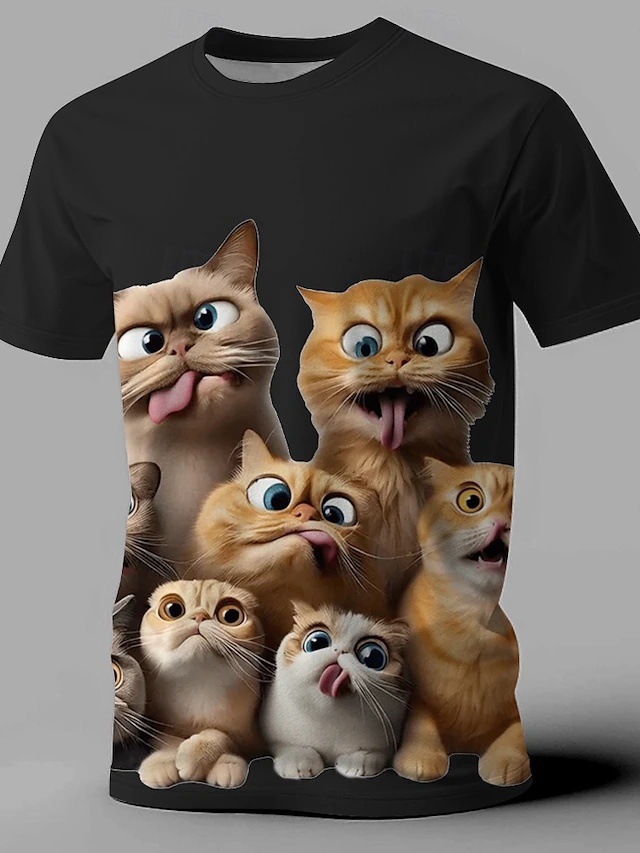 Camiseta de manga corta con cuello redondo suelto de todo fósforo de la calle de verano para hombres