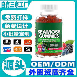 跨境亚马逊爆款保健软糖海苔小熊软糖gummies生产厂家oemSea Moss
