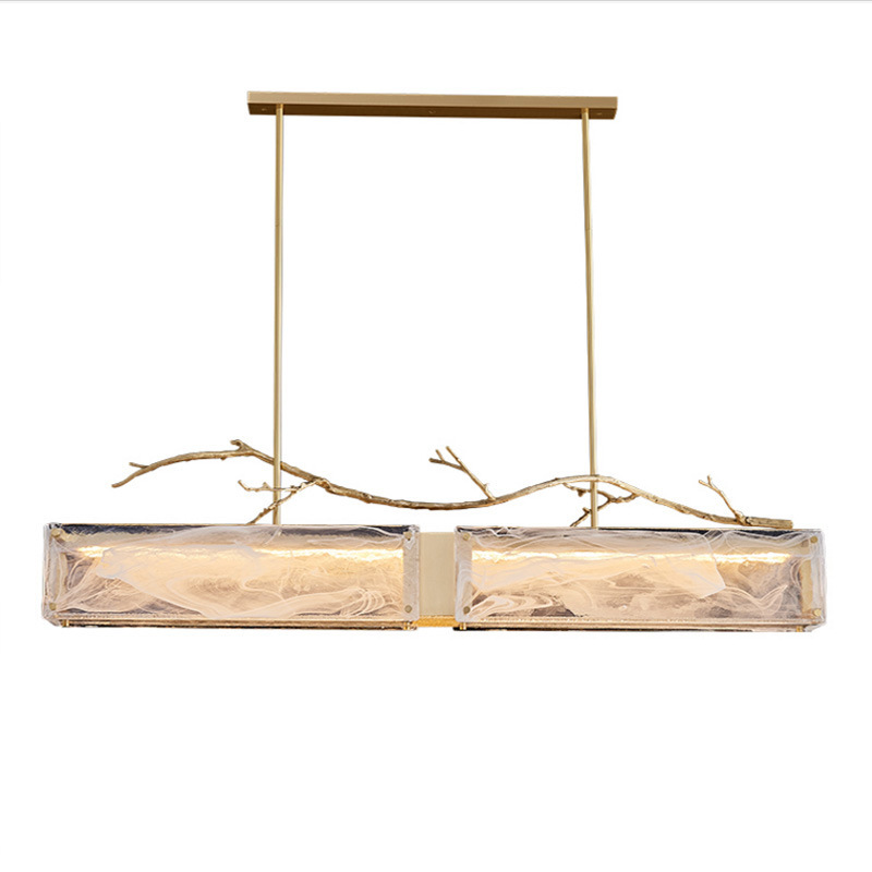 Nuevo candelabro de luz de salón de té chino, diseñador de estilo nacional de lujo, lámparas de diseño largo artístico, barra de bar de estilo chino, mesa de estudio, mesa de comedor
