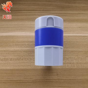 创意便携式方形两格药盒 随身迷你型小药盒 旅行带刀片切片药盒子