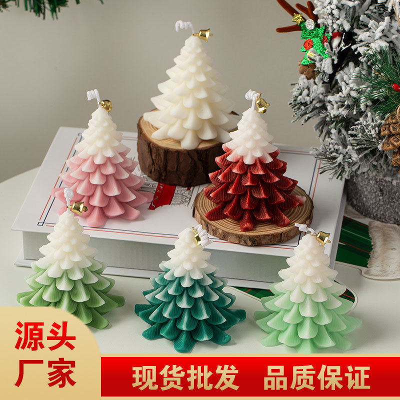 クリスマスツリーアロマキャンドルオーナメントフレグランスお土産クリエイティブギフトボックスクリスマスギフト誕生日家の装飾|undefined