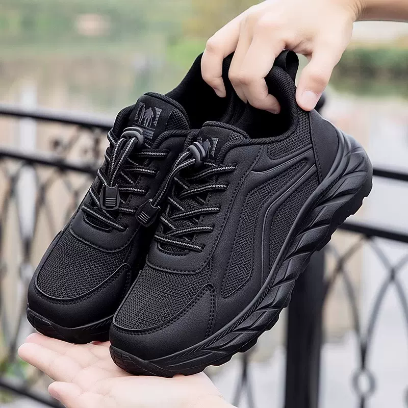 老人鞋女春秋款妈妈中老年软底健步休闲爸爸运动鞋福建泉州透气