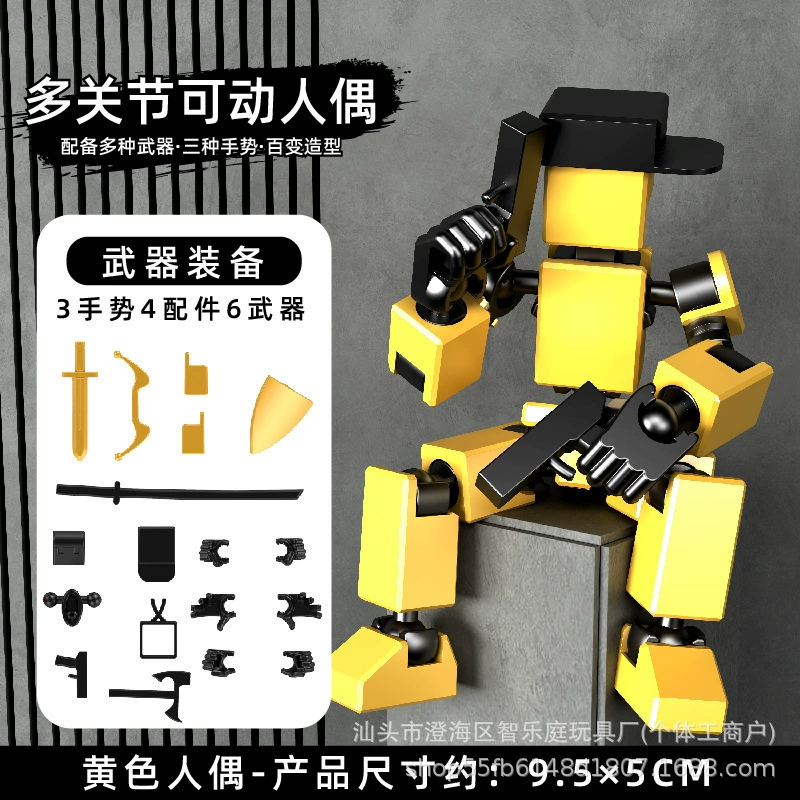 Doll, constructor, variable robot, heroes for boys and girls, toy, handmade, Birthday gift