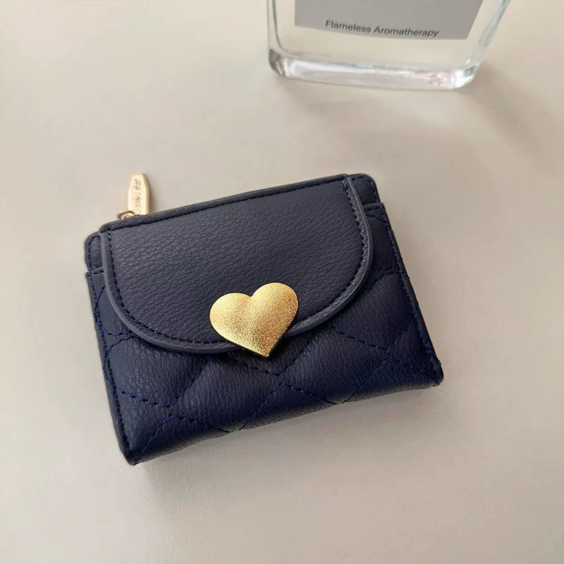 Wallet, short shoulder bag, small capacious folding card holder, 2023 collection