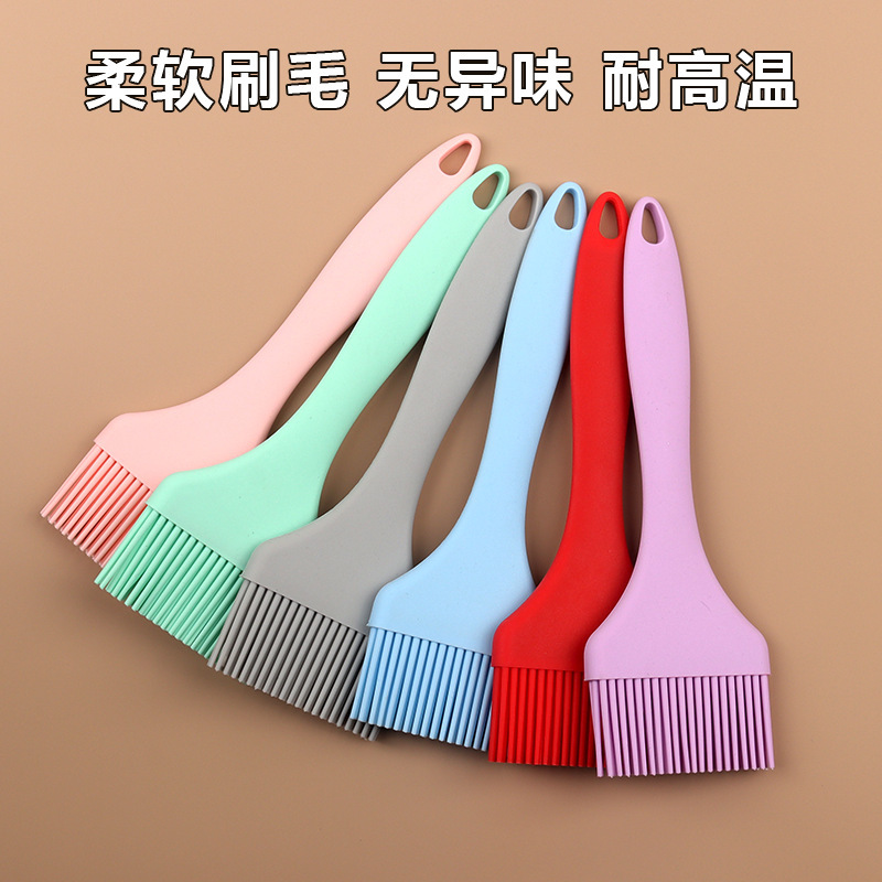 Spot grande cepillo de aceite de silicona de grado alimenticio cepillo de barbacoa comercial especial cepillo de salsa de cordero asado sin pelo silicona