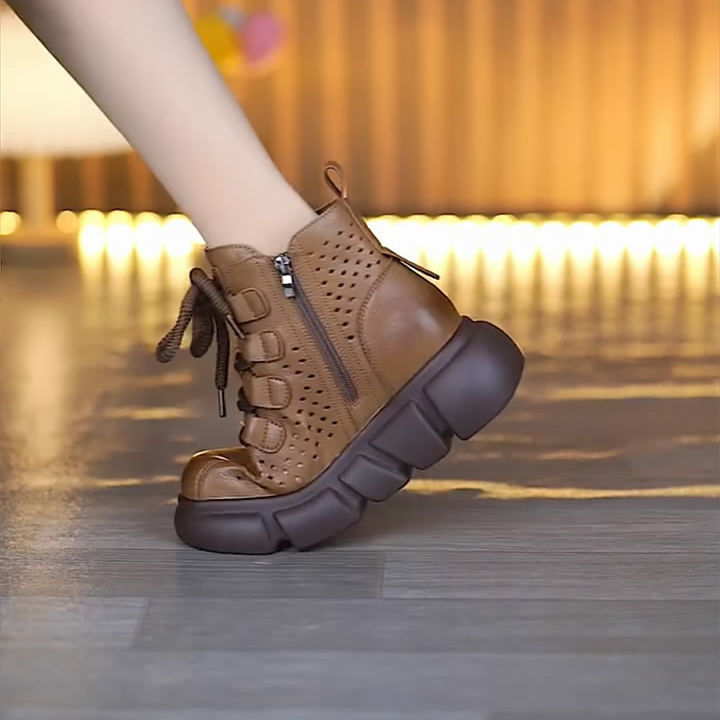 MGG2024 verano nuevo agujero zapatos de agujero versátiles sandalias romanas botas agujeradas sandalias de muffin