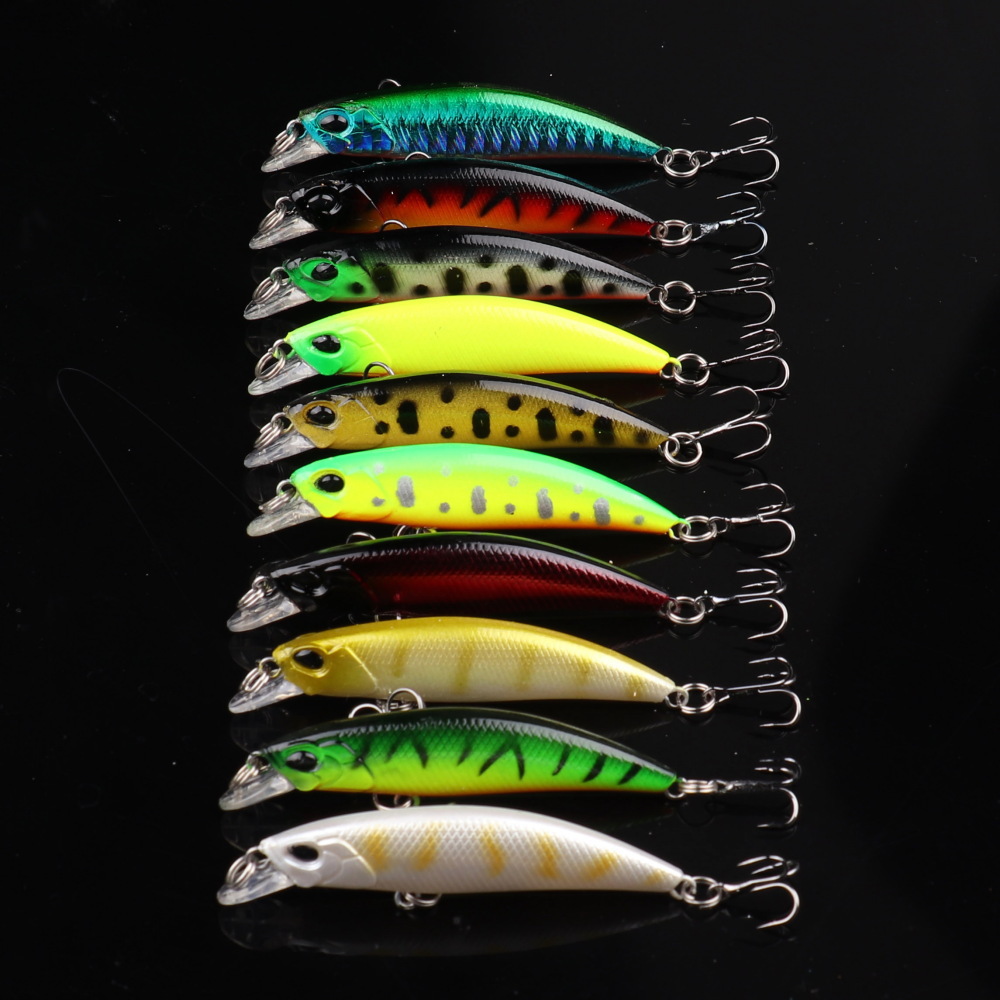 10g Weight Plastic Material Fish Pattern Unisex Gender 6.5cm Outdoor Fishing Artificial Minnow Lure Bait Wholesale 2