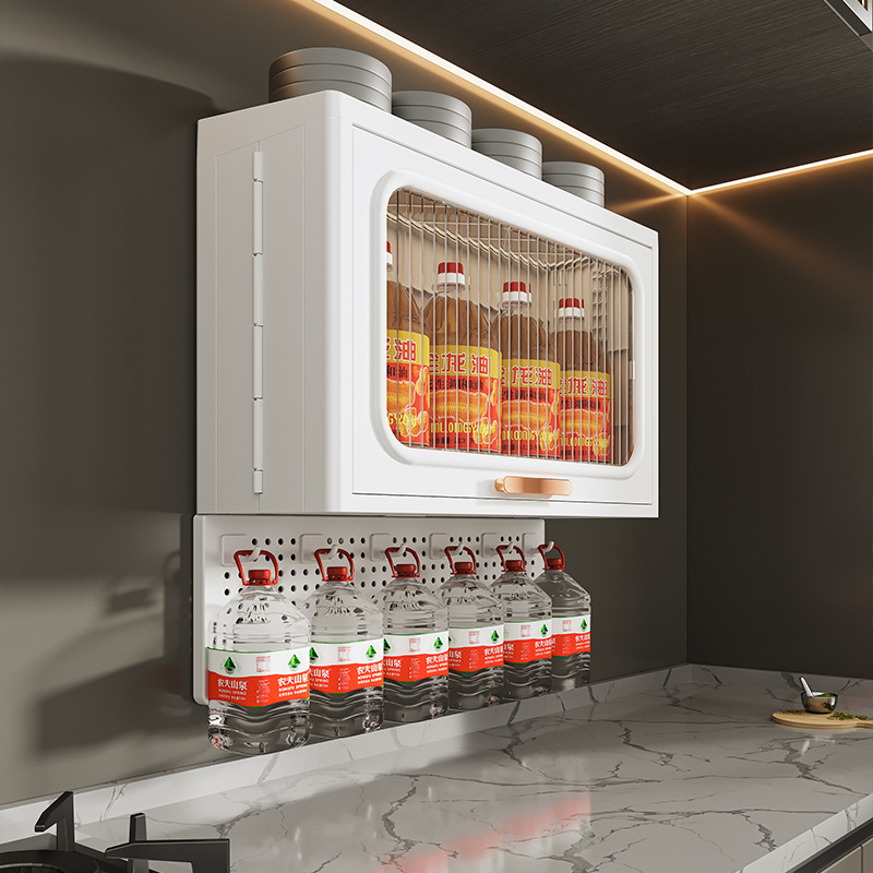 卫生间置物架浴室小壁柜墙上厕所洗漱台马桶上方免打孔壁挂收纳柜