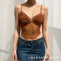 印花辣妹法式春夏背心