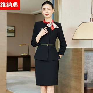 2026秋职业西装女套装空姐制服前厅接待通勤酒店客服务员工作服女