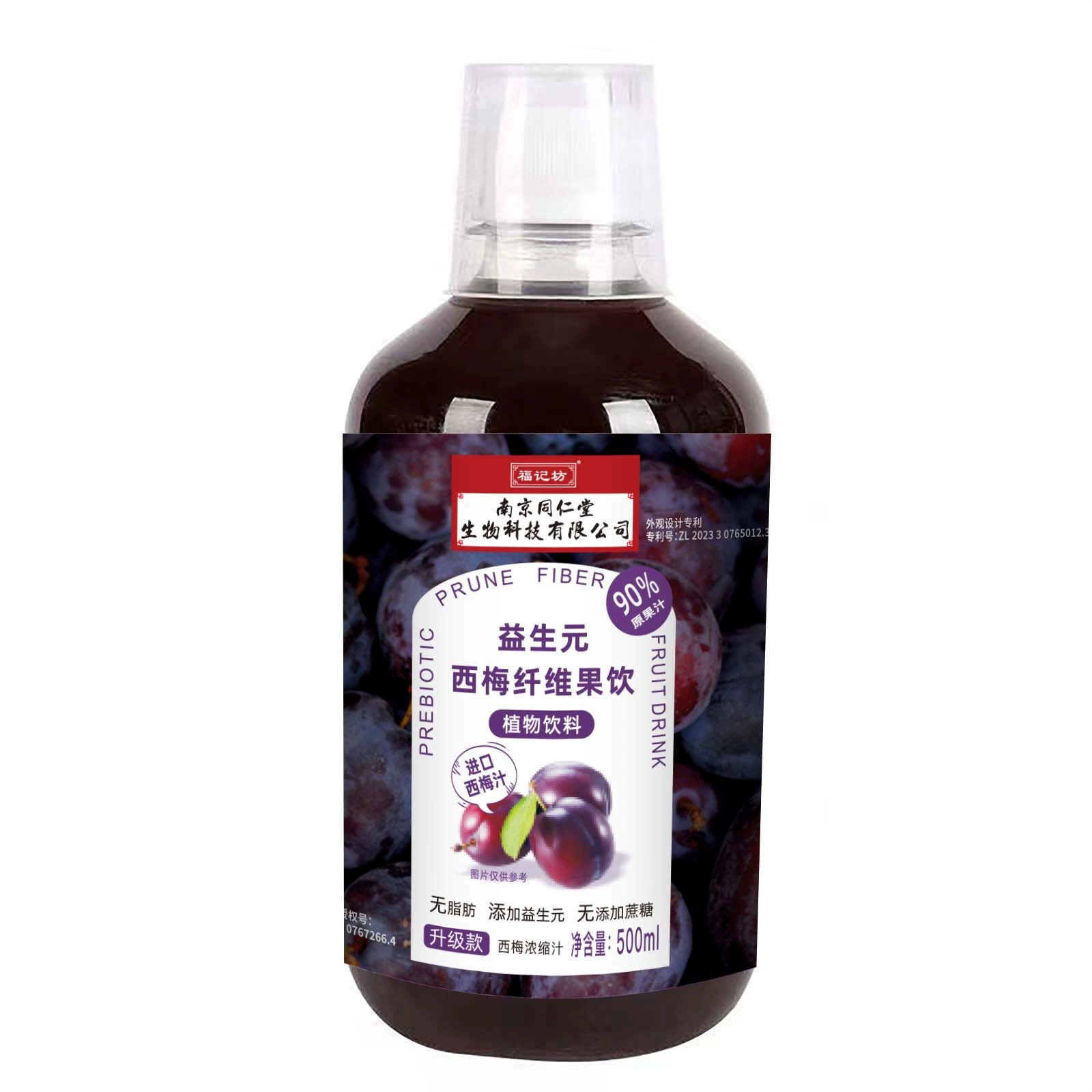 Сок из чернослива Фу Цзифан с пребиотиками и клетчаткой, напиток из фруктов, прямые поставки от производителя Нанкин Тонгрентанг, дропшиппинг от одной единицы.
