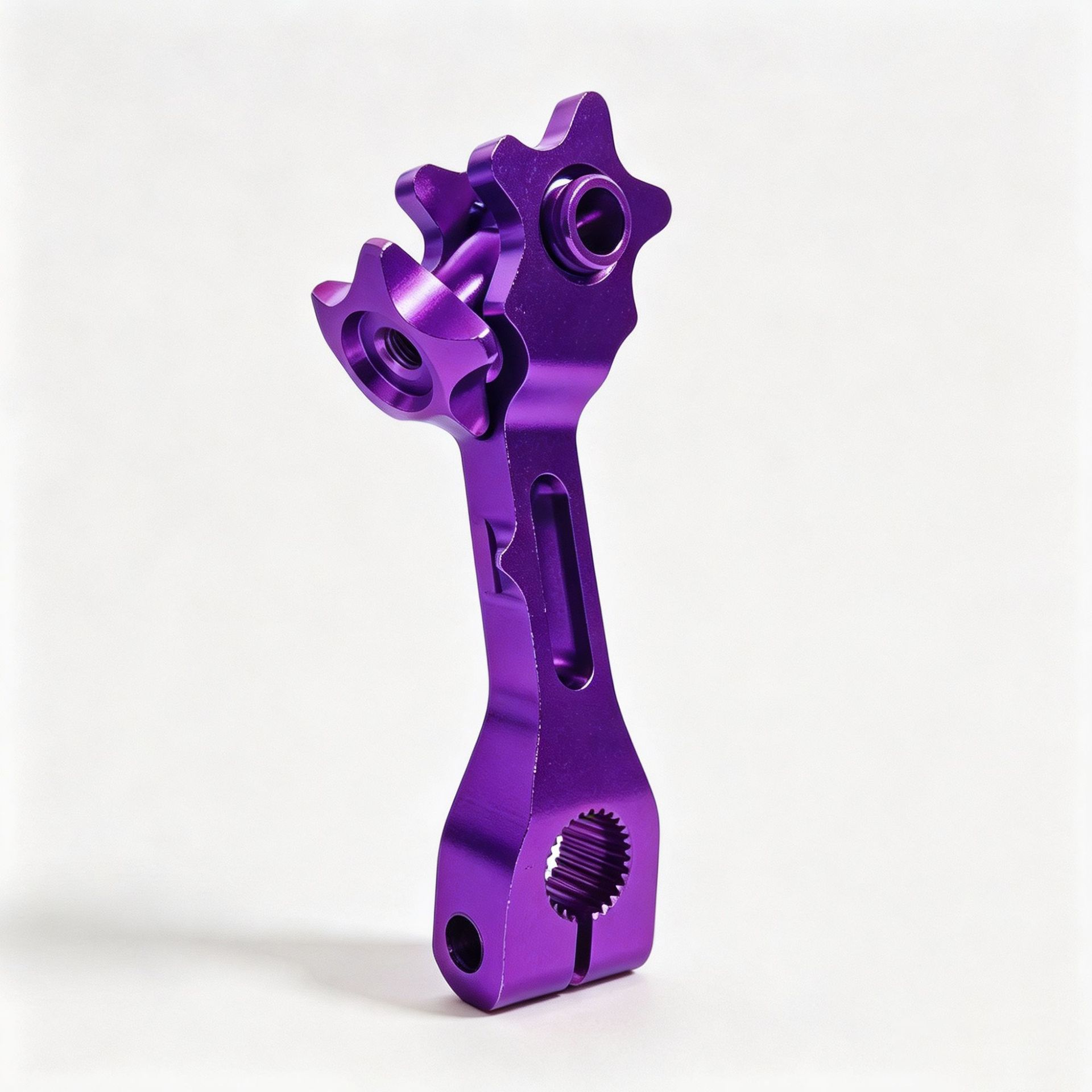 Motorcycle and Electric Vehicle Modification Parts Exclusively for Cross-Border Off-Road Use, Cnc Aluminum Alloy Brake Lever, Five-Pointed Star Rocker Arm Accessories