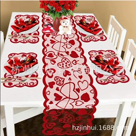 餐桌布艺;门帘、小窗帘;桌旗