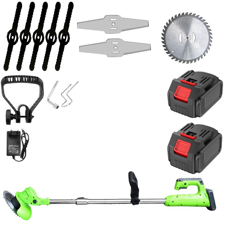 Lithium cortacésped eléctrico pequeño hogar recargable multifunción cortacésped de jardín