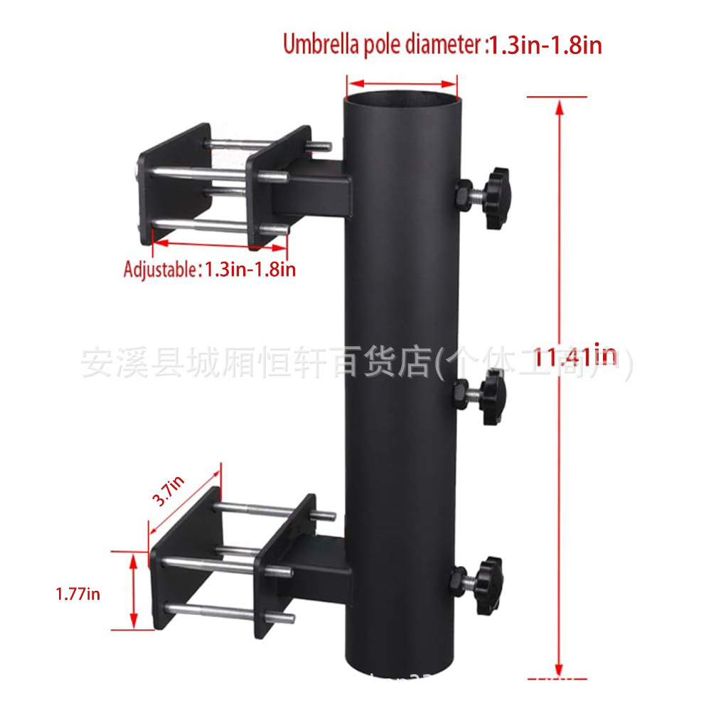 Hot Sale Heavy Duty Outdoor Paraguas Bracket Metal Base Instalación para patio cubierta balcón flores multipropósito