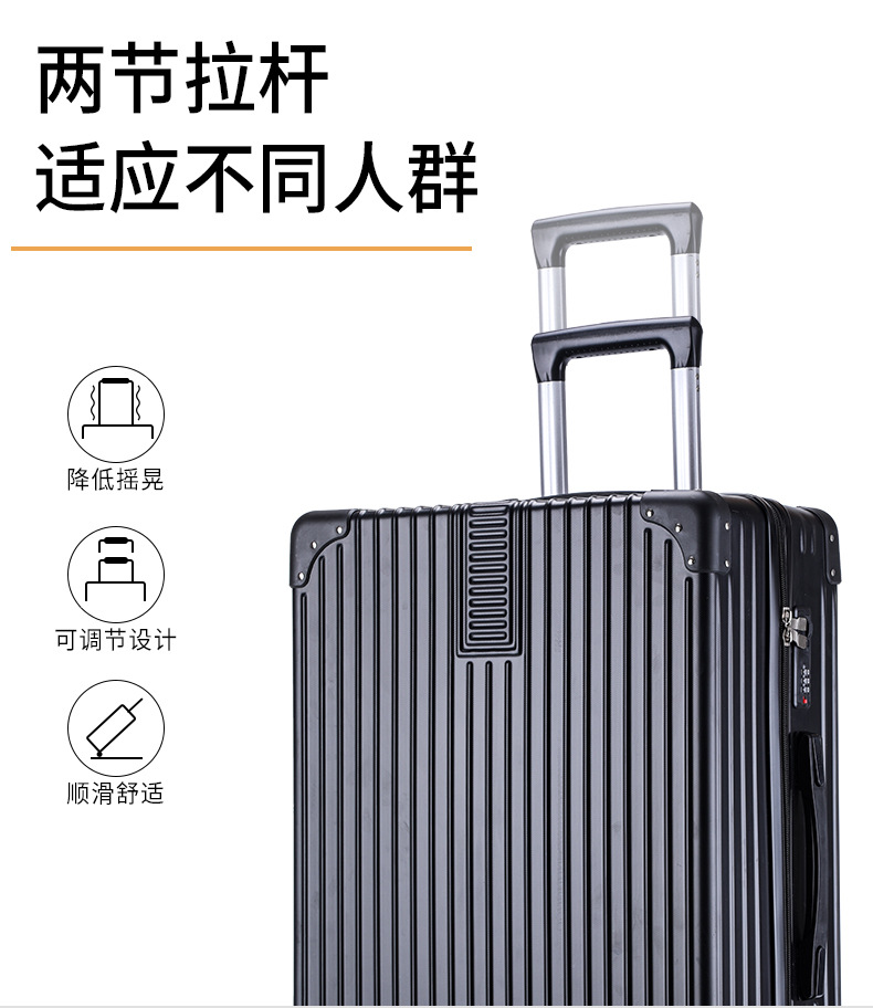 Suitcase seyahat çantası 20/24/28 inç bavul dış ticaret üç parçalı set luggage şifre kombineli çekili bavul