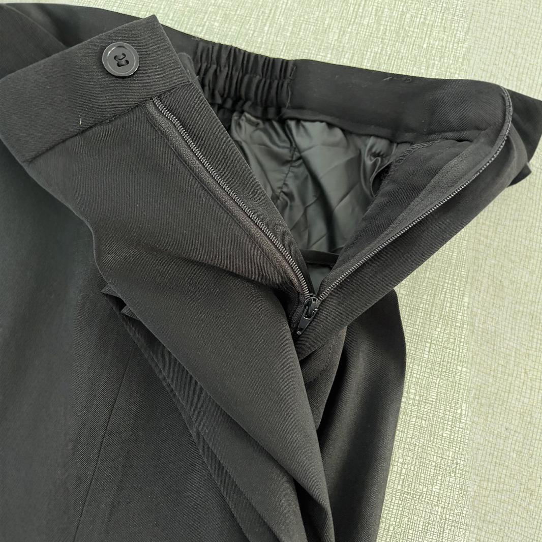 (2개) 호텔 방 검은 여성 바지 바지 청소 바지 탄성 밴드 디자인 청소 옷 작업복 재산 청소 유니폼