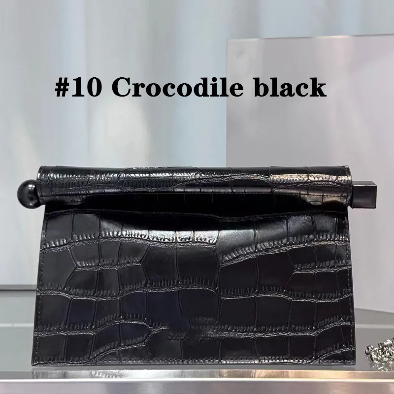 In-Stock Spring/Summer New French Niche Jacquemus Sheepskin Foldable Clutch Chain Shoulder High-End Evening Bag