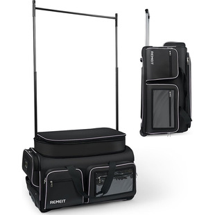 Manufacturer Customized Foldableing Trolley Case Dance Bag with Clothing Rack Extra Large Capacity Travel Bag Dancer Clothing Luggage Bag