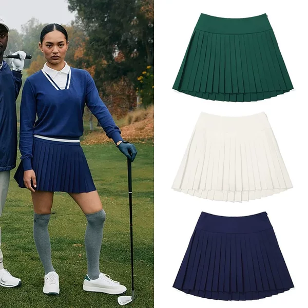New Women's Outdoor Sports Casual Short Skirt, Fashionable and Versatile, High-Quality Pleated Skirt, Anti-Exposure, Breathable, Anti-Shrink