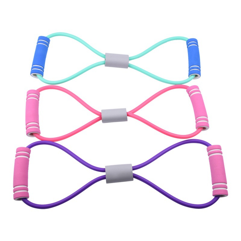 goods in stock Eight Rally Home motion Bodybuilding Equipment 8 Kuoxiong Elastic rope Manufactor Direct selling pull strap